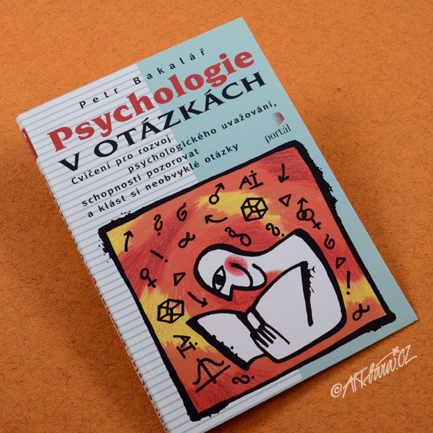 Ilustrace na obálce - Petr Bakalář: Psychologie v otázkách, Portál 1999