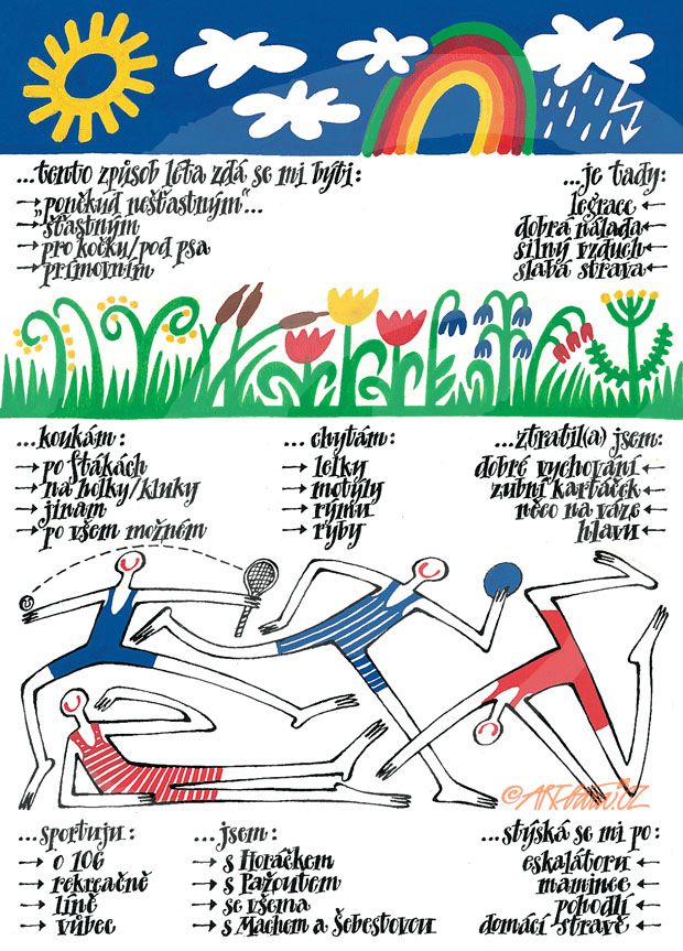 prázdnivová pohlednice